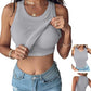 Women Built-in Bra Tank Tops