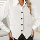 Casual V-Neck Button-Down Vest