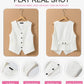 Casual V-Neck Button-Down Vest