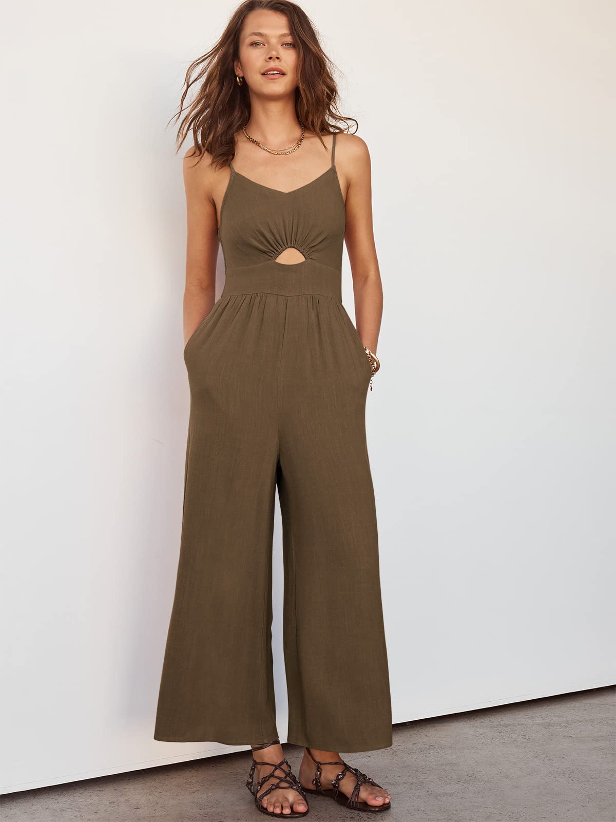 Summer V Neck Jumpsuit | Dress