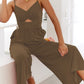 Summer V Neck Jumpsuit | Dress