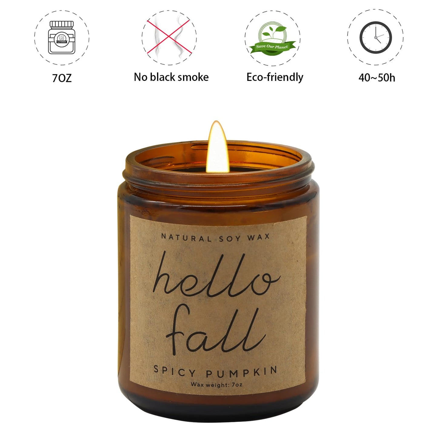 Happy Birthday Candle | Natural Soy Wax Vanilla Scented Candles