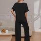 Pajama Sets for Women 2 Piece Lounge Set Short Sleeve Tops and Long Pants Soft Comfy Pjs Sleepwear Outfits S-XXL