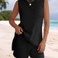 Summer Sleeveless Sweater Lounge Sets