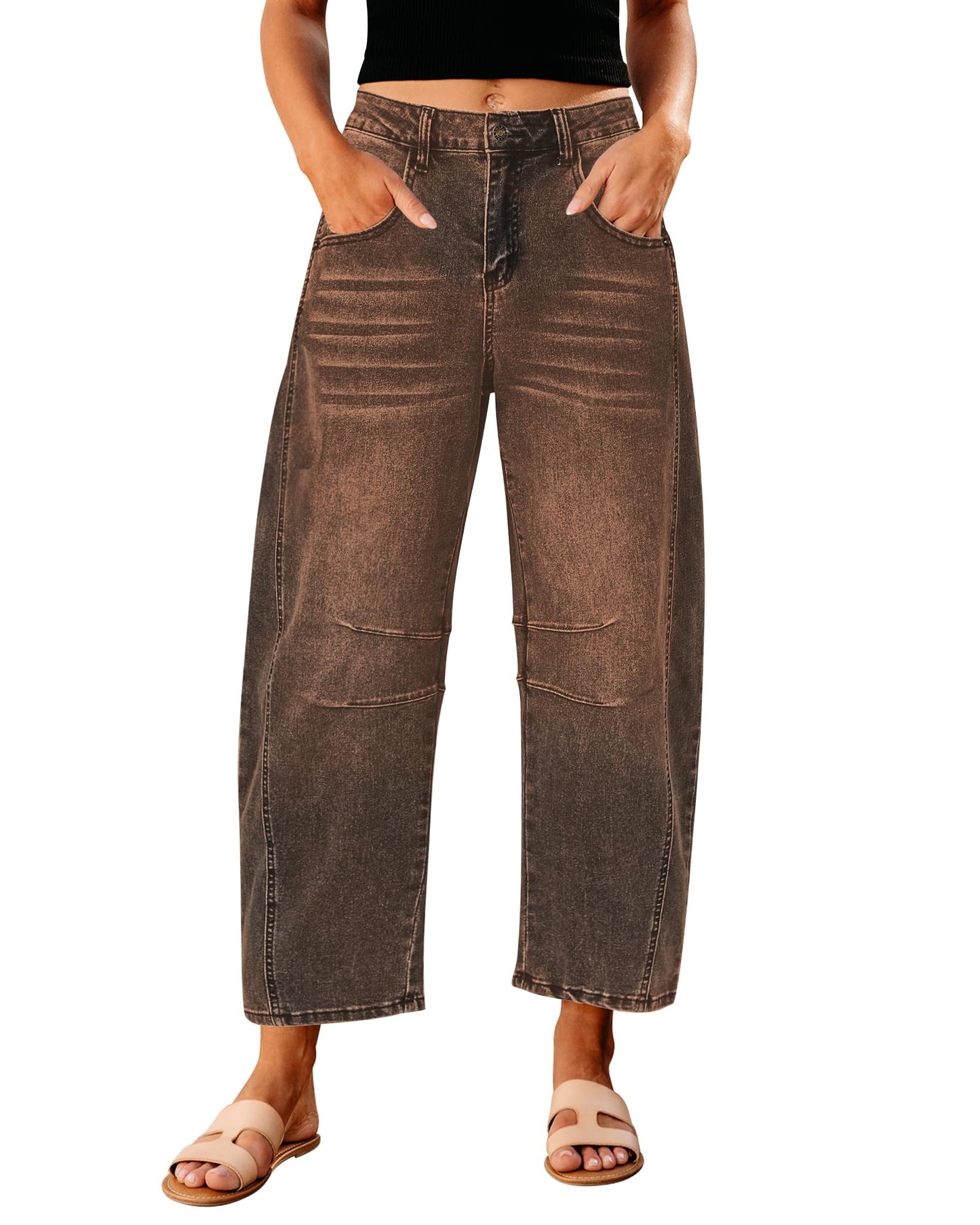 Barrel Jeans Relax Fit Stretch