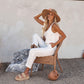 Raffia Platform Sandals