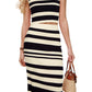Summer Tank Top & Midi Skirt Set