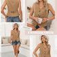 Casual V-Neck Button-Down Vest