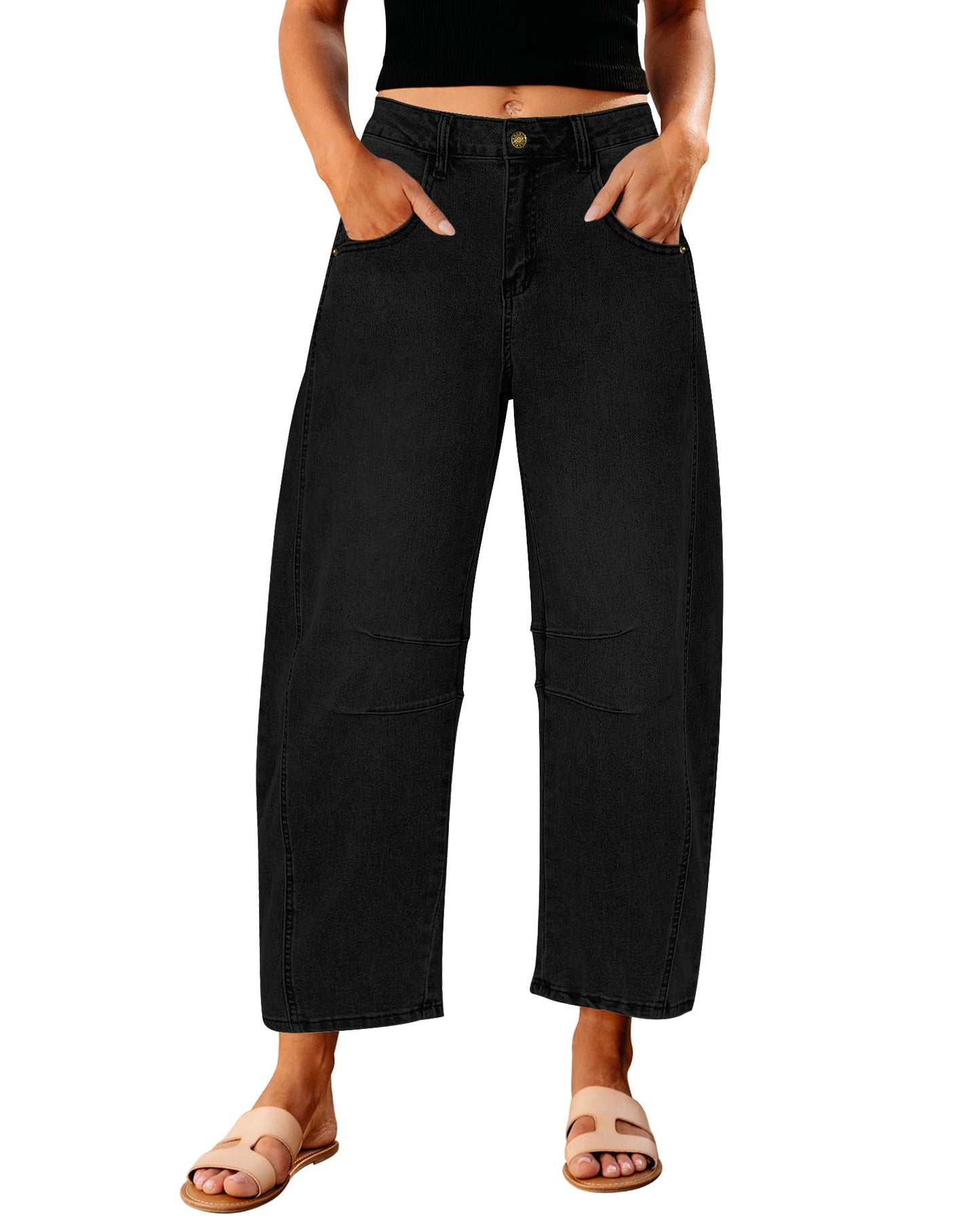 Barrel Jeans Relax Fit Stretch