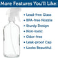 Clear Glass Spray Bottles - 2 Pack