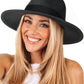 Wide Brim Straw Panama Hat