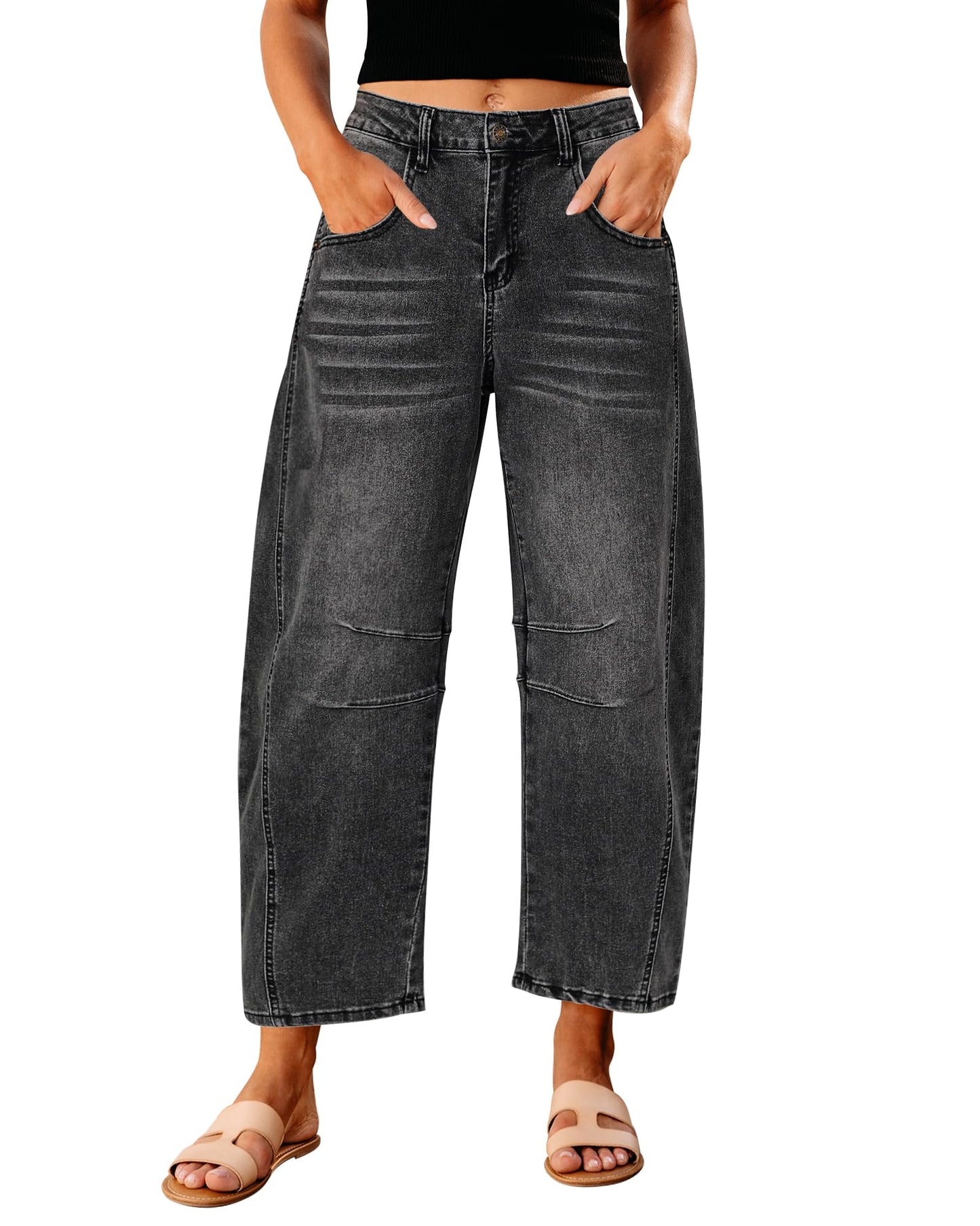 Barrel Jeans Relax Fit Stretch