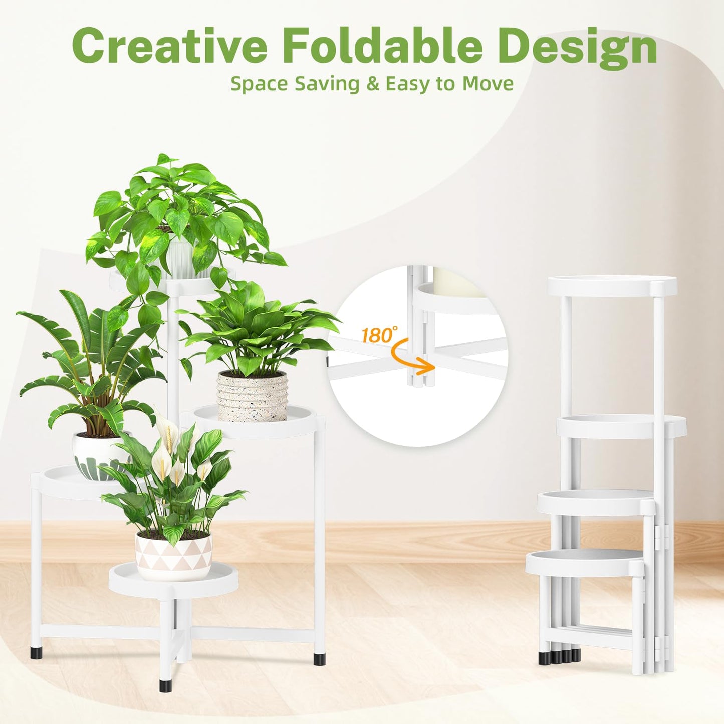 5 Tier Folding Plant Stand