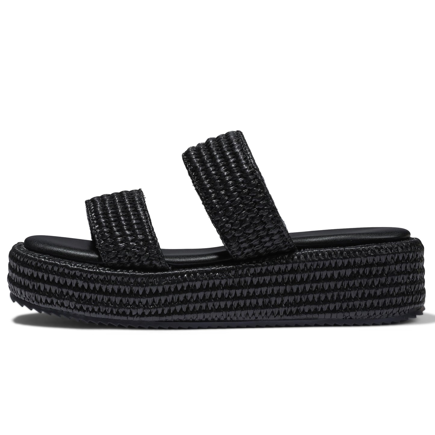 Raffia Platform Sandals