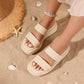 Raffia Platform Sandals