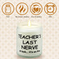 Happy Birthday Candle | Natural Soy Wax Vanilla Scented Candles