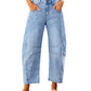 Barrel Jeans Relax Fit Stretch