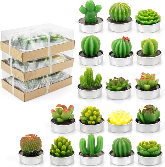Cactus Tealight Candles