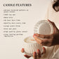 Hidden Label Wood Wick Decorative Candles