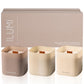 Scented Soy Candles Gift Set | Nature's Bloom Collection | 3 Scented Candles