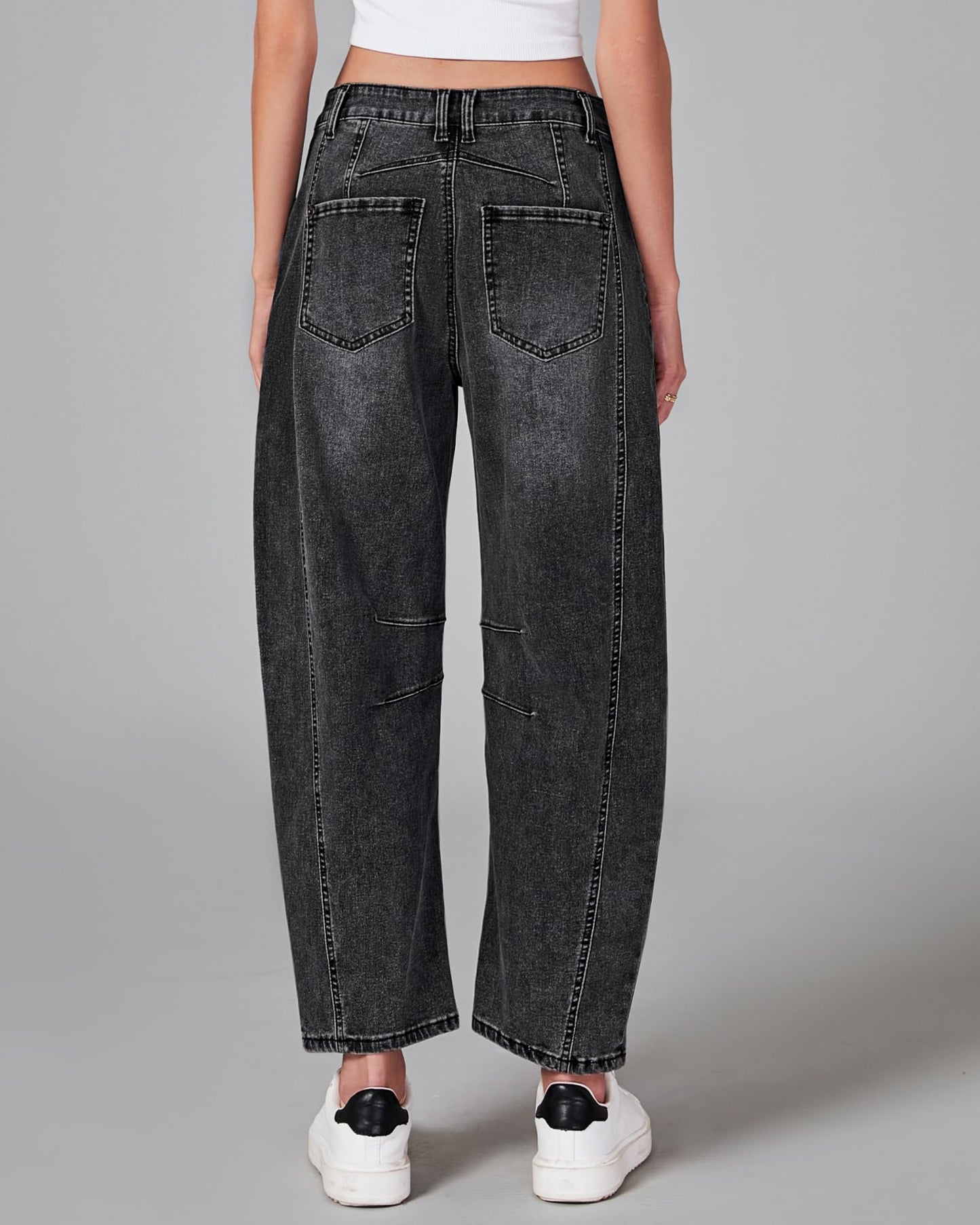 Barrel Jeans Relax Fit Stretch