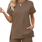 LOMON Womens Fashion 2 Piece Outfits Sweatsuits 2025 Summer Short Sleeve Loungewear Tracksuit Round Neck Lounge Shorts Sets