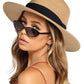 Wide Brim Straw Panama Hat