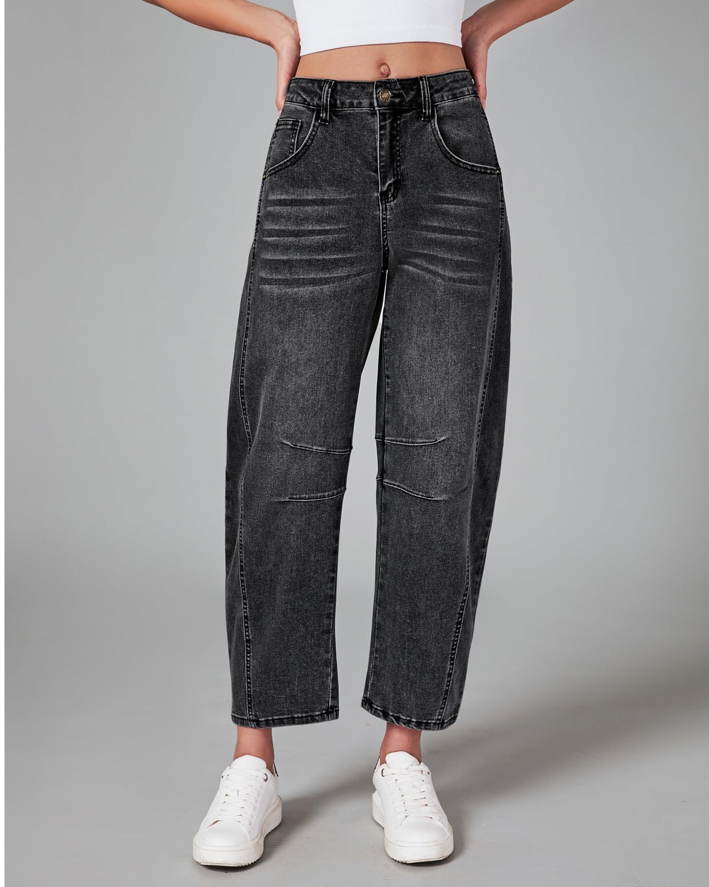 Barrel Jeans Relax Fit Stretch