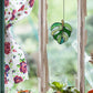 Stained Glass Window Hanging for Plant Lovers, Great Mothers Day Gift Handmade Green Plants Artificial,Suncatcher Plant Gifts for Women,Grandma,Mother's Day,Christmas