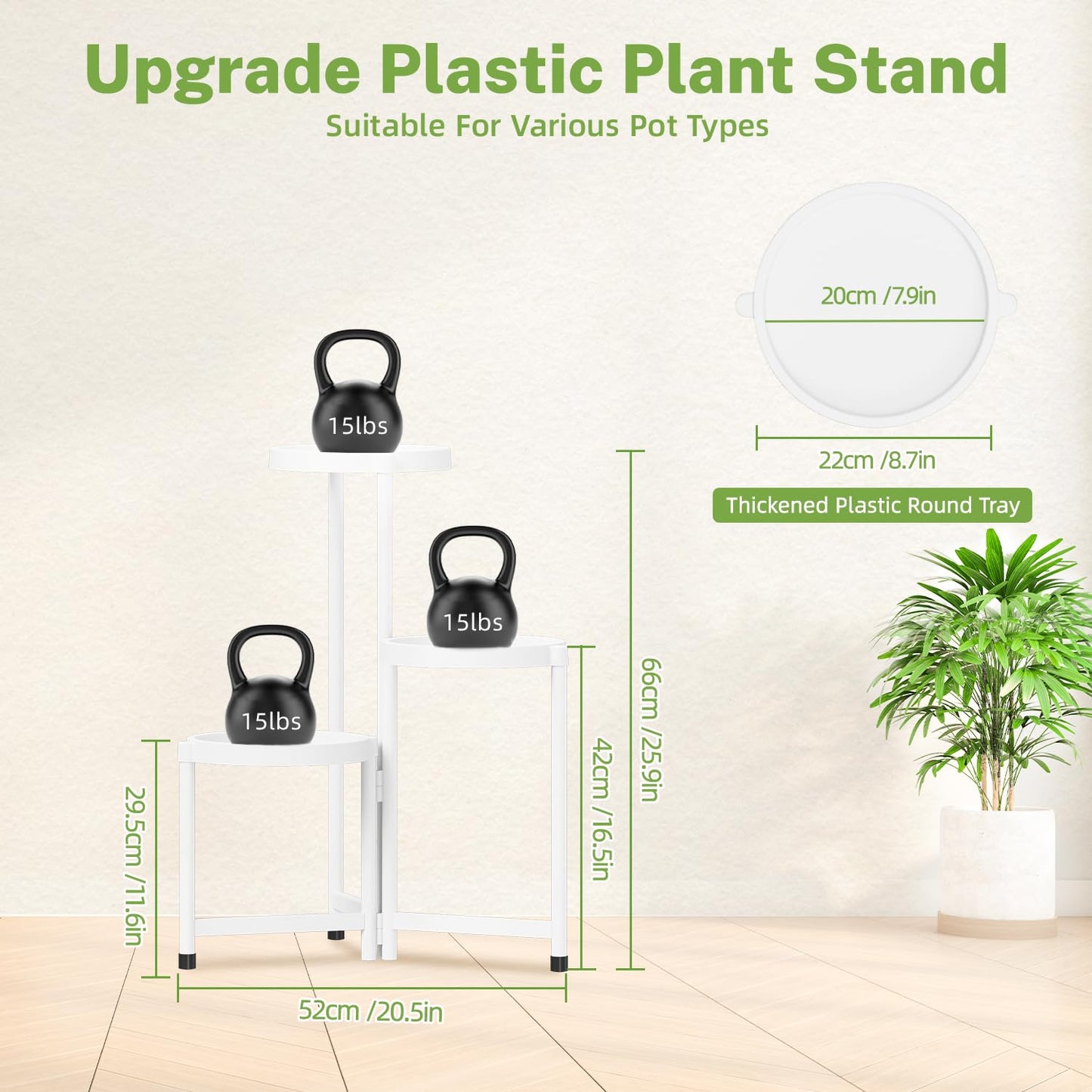 5 Tier Folding Plant Stand