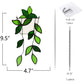 Stained Glass Window Hanging for Plant Lovers, Great Mothers Day Gift Handmade Green Plants Artificial,Suncatcher Plant Gifts for Women,Grandma,Mother's Day,Christmas
