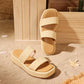 Raffia Platform Sandals
