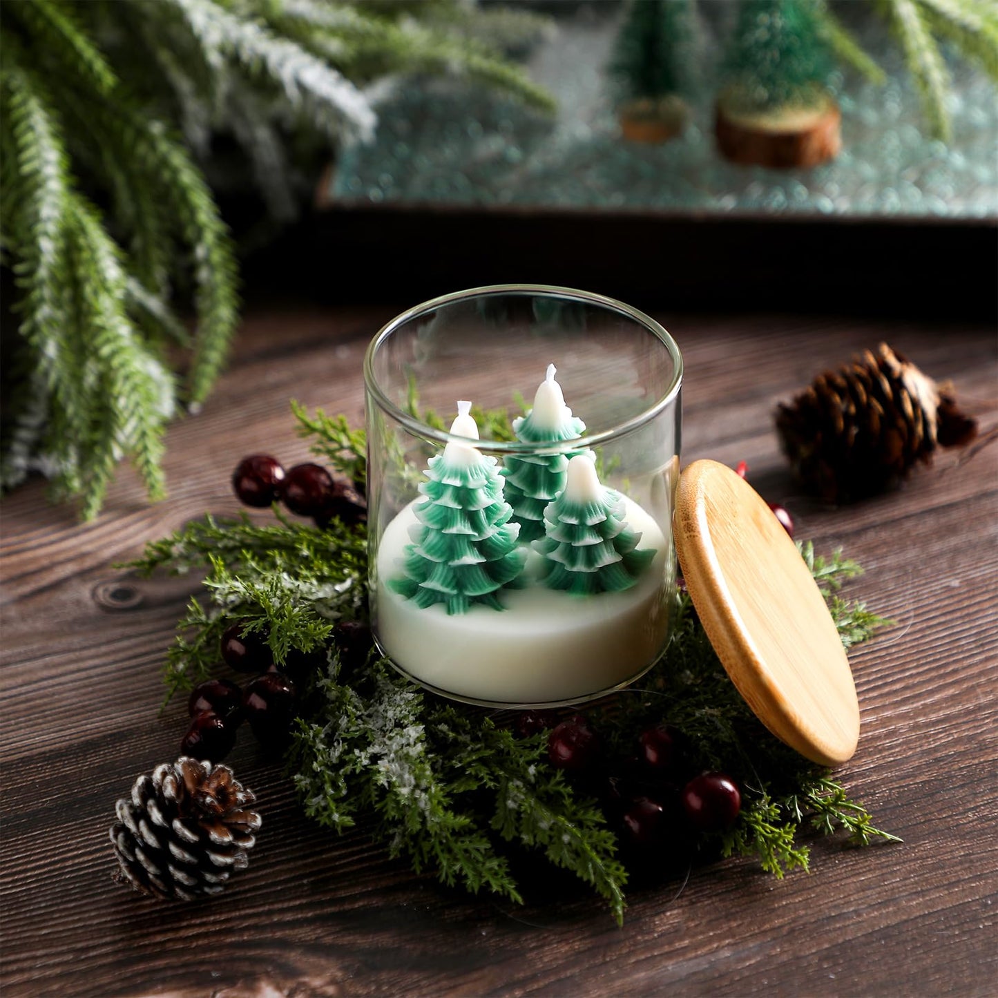Cactus Terrarium Plant Candle
