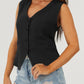 Casual V-Neck Button-Down Vest