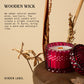 Hidden Label Wood Wick Decorative Candles