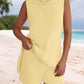 Summer Sleeveless Sweater Lounge Sets