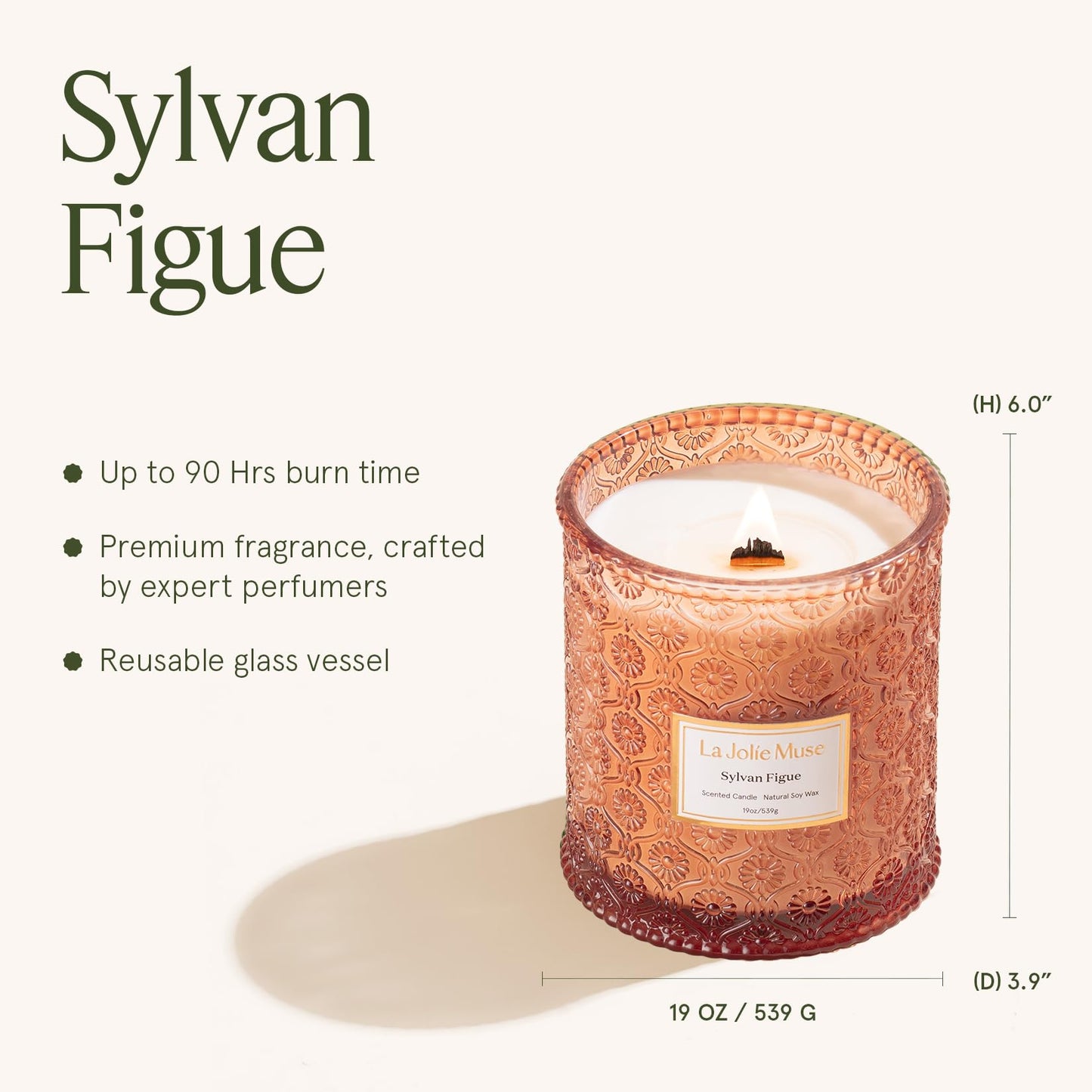 LA JOLIE MUSE Glass Jar Candle