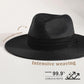 Wide Brim Straw Panama Hat