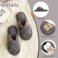 Fuzzy Open Toe Slippers