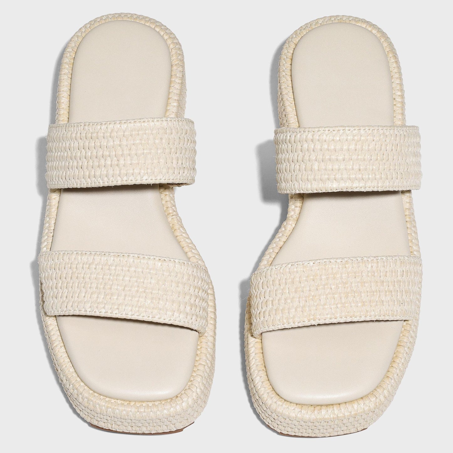 Raffia Platform Sandals