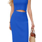 Summer Tank Top & Midi Skirt Set