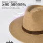 Wide Brim Straw Panama Hat