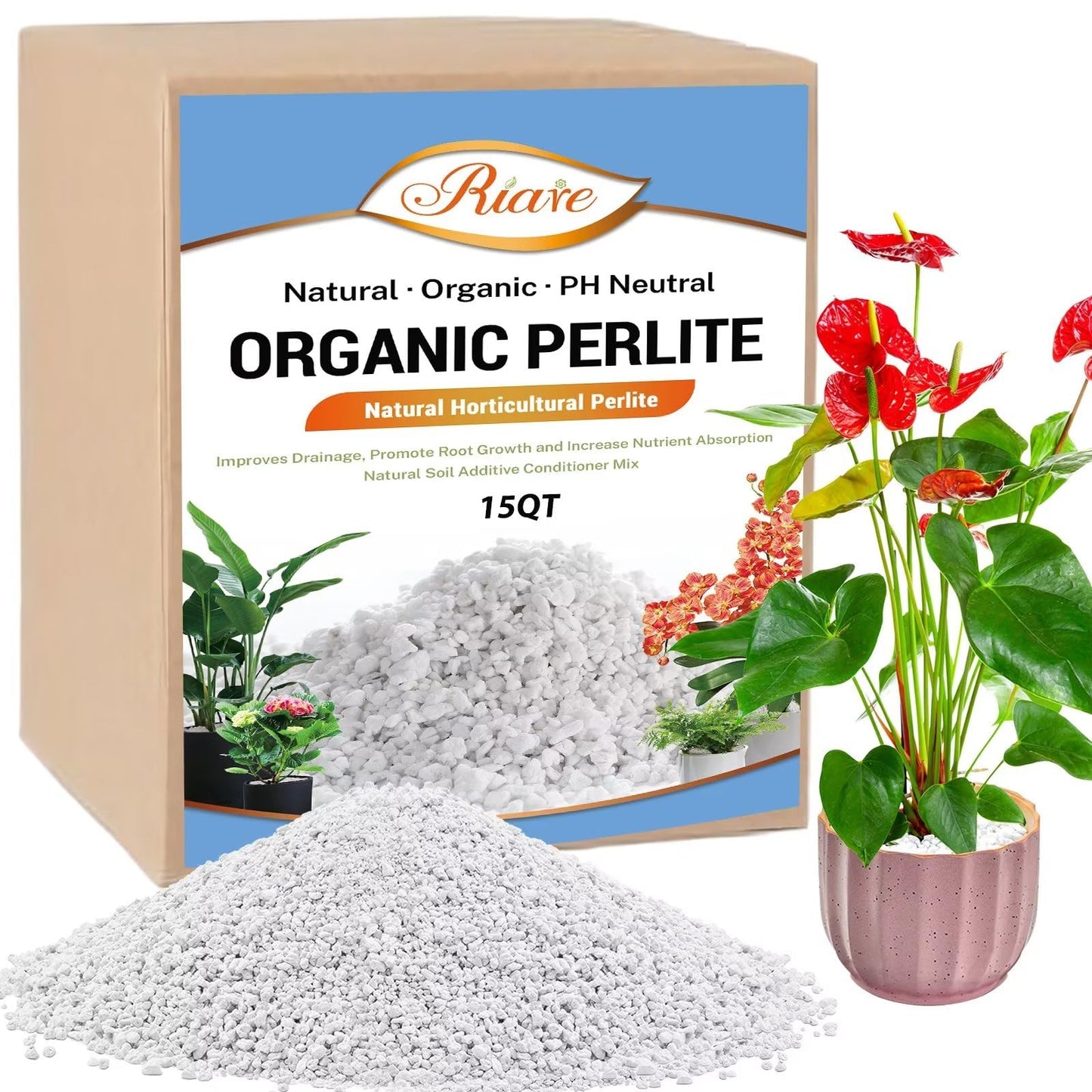 Organic Perlite | Horticultural Natural Chunky