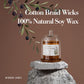 Glass Cloche Natural Soy Aromatherapy Candle