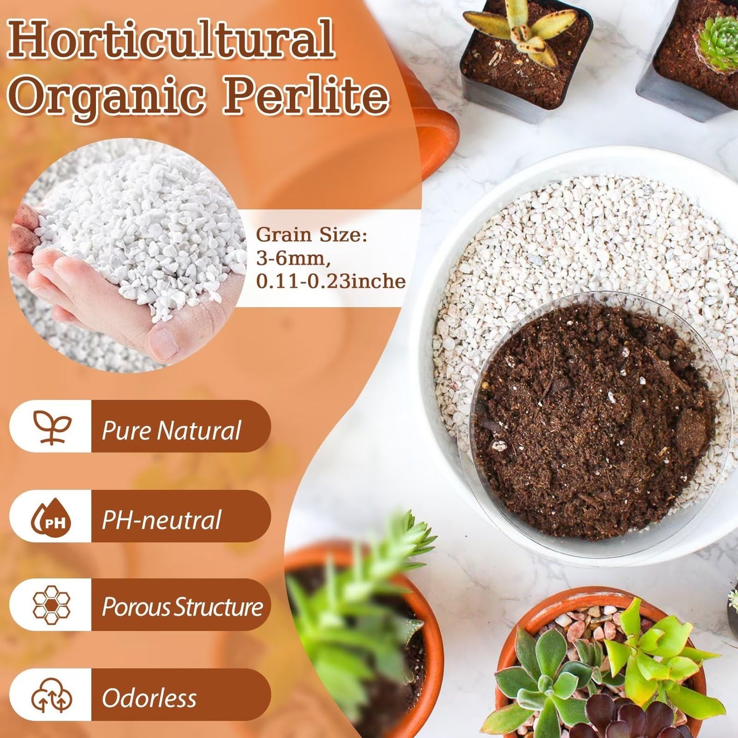 Organic Perlite | Horticultural Natural Chunky