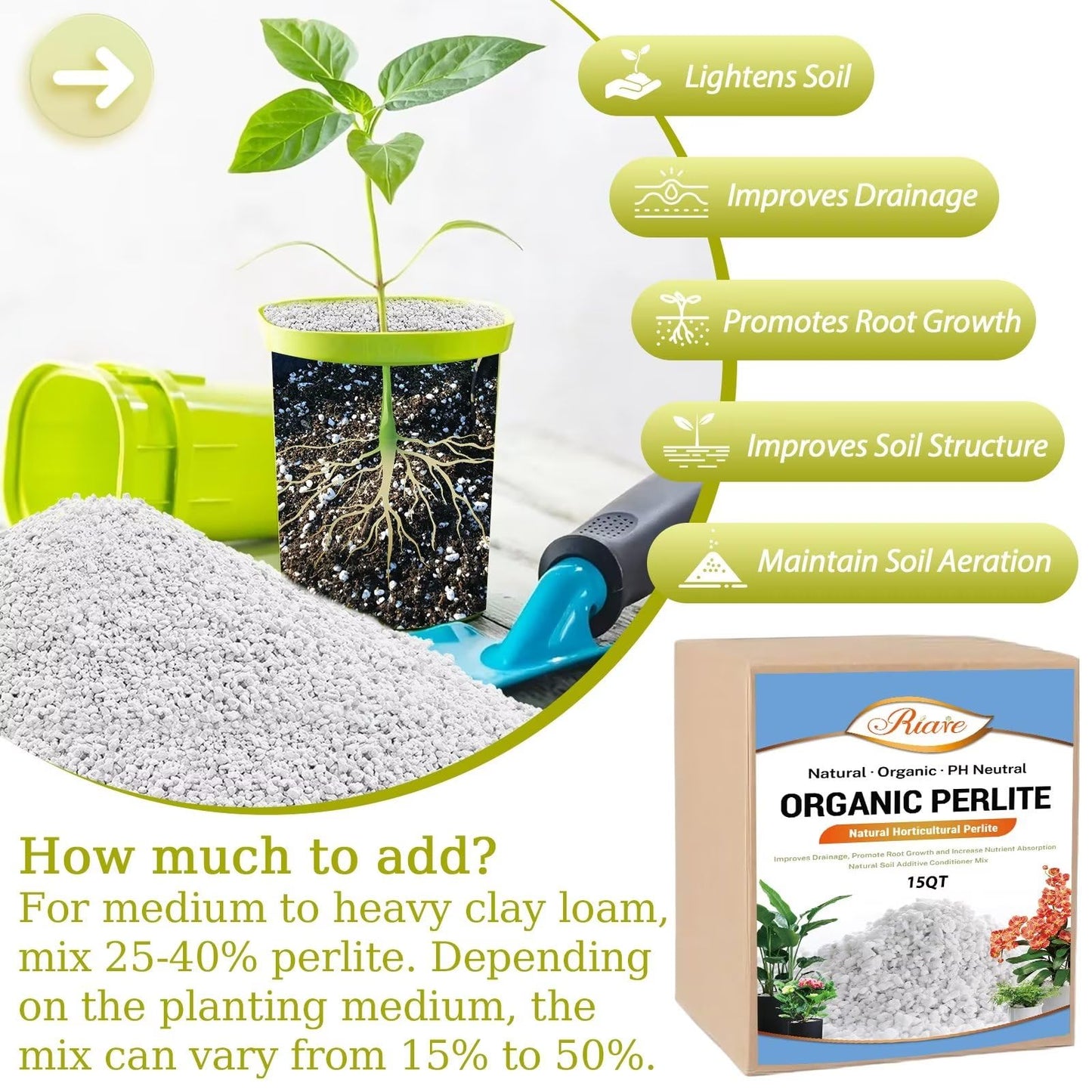 Organic Perlite | Horticultural Natural Chunky