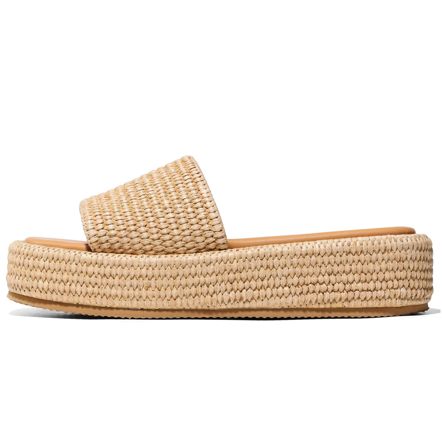 Raffia Platform Sandals