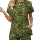 LOMON Womens Fashion 2 Piece Outfits Sweatsuits 2025 Summer Short Sleeve Loungewear Tracksuit Round Neck Lounge Shorts Sets