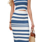 Summer Tank Top & Midi Skirt Set