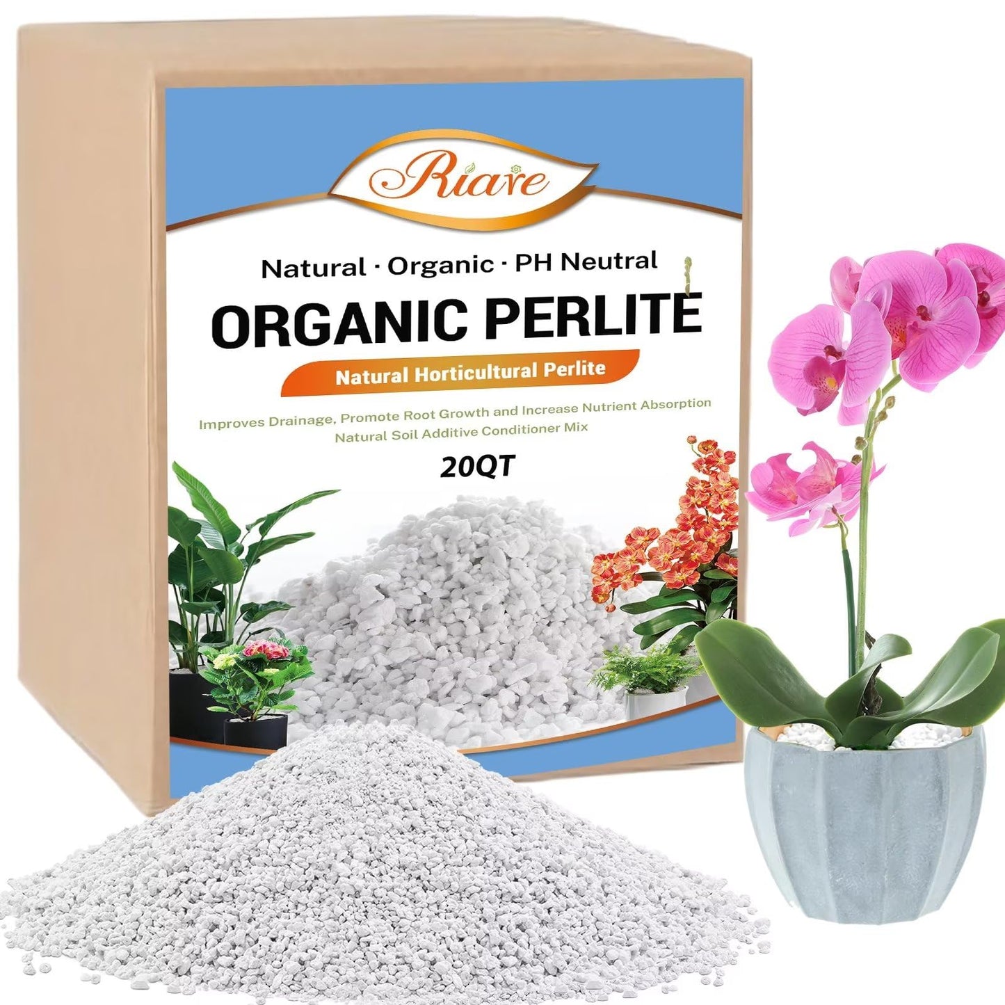 Organic Perlite | Horticultural Natural Chunky